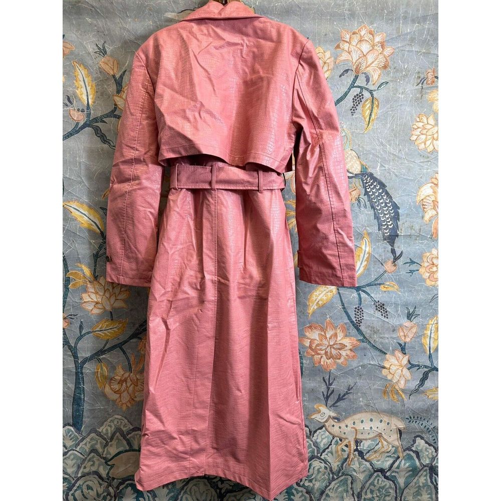 Free People Morrison Vegan Leather Trench Coat - Picture 6 of 7